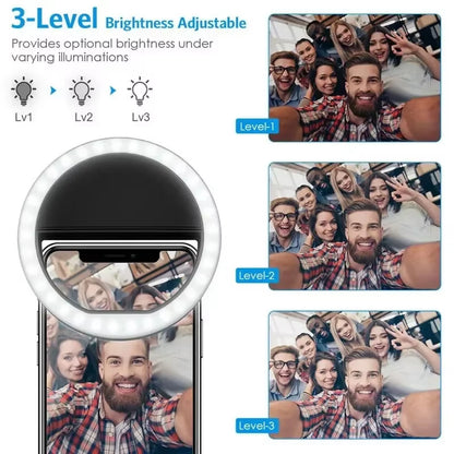 Rechargeable Selfie Ring Light
