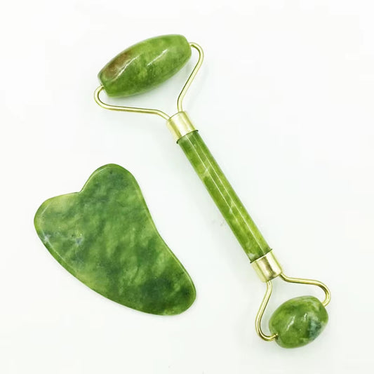 Jade Roller & Gua Sha Facial Massage Tool